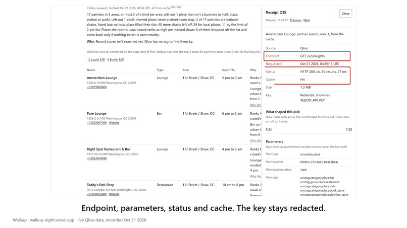 Walkup: Fill the room, not the feed – screenshot 5