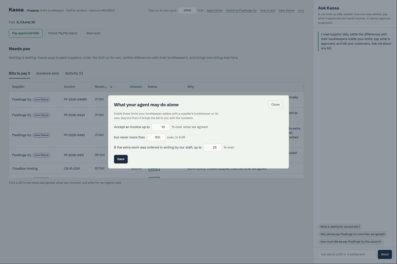 Kassa – screenshot 2
