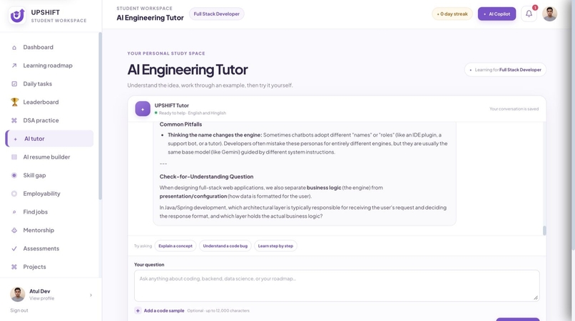 Upshift career ai – screenshot 6