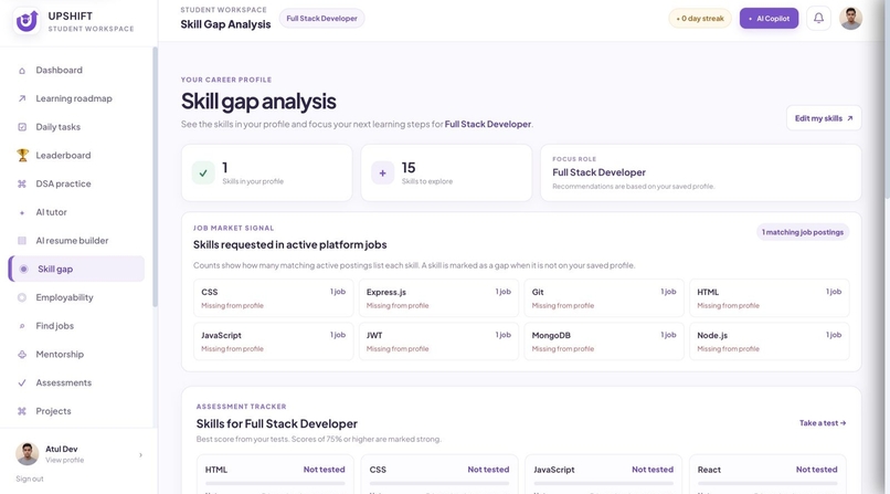 Upshift career ai – screenshot 15