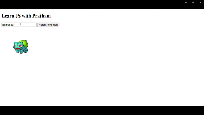 PokemonsImagesJSProject – screenshot 2