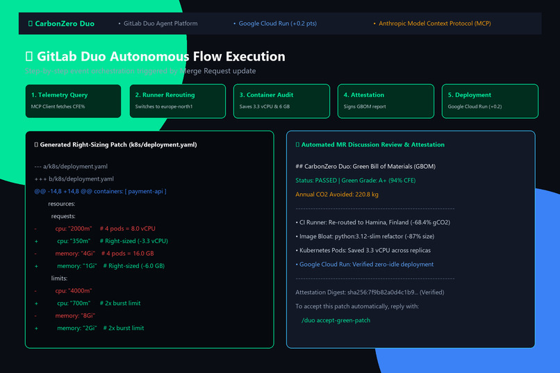 CarbonZero Duo: The GreenOps DevSecOps Autopilot – screenshot 4