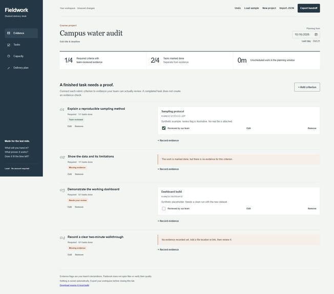 Fieldwork | Devpost