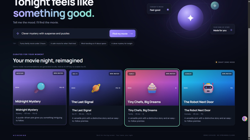 CineMind AI – screenshot 3