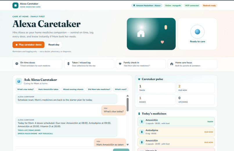alexa-caretaker – screenshot 1