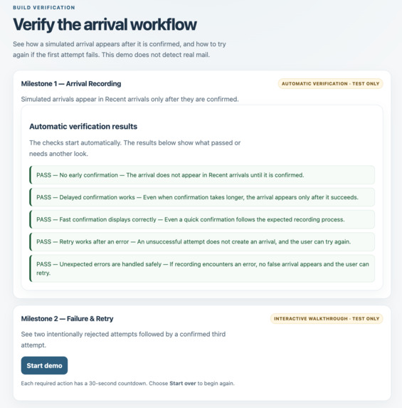 Track My Mailbox (TMM) | TMM_mvp Version 2 – screenshot 3