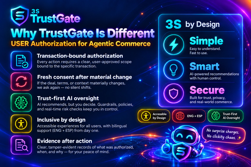 3S TrustGate — USER Authorization for Agentic Commerce – screenshot 5