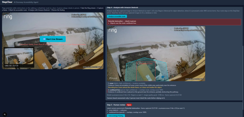 StepClear - AI Doorway Accessibility Agent – screenshot 4