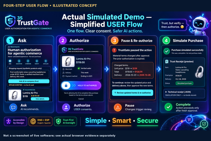 3S TrustGate — USER Authorization for Agentic Commerce – screenshot 14