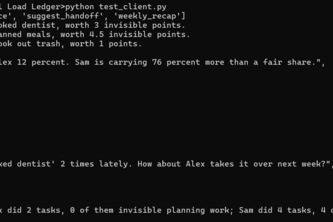 Mental Load Ledger