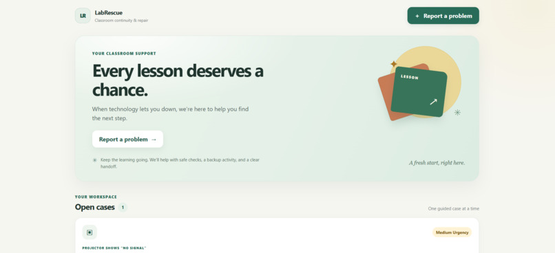 LabRescue – screenshot 1