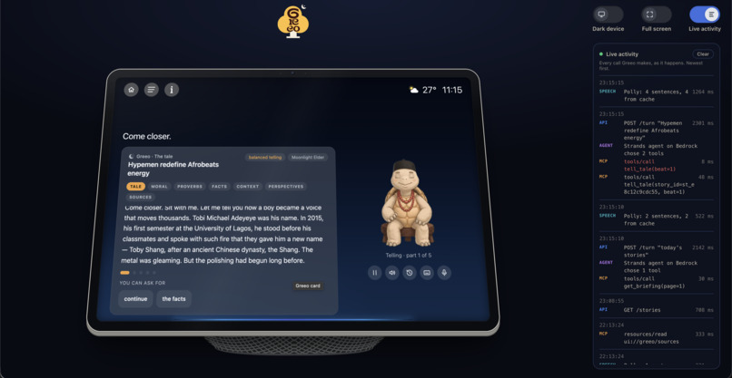 Greeo for Alexa+ – screenshot 1