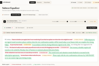 Leverage — High-Stakes Career & Venture Copilot