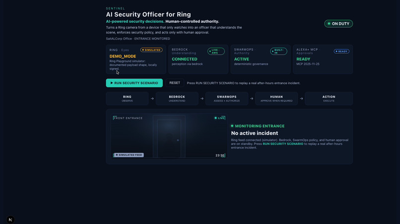 Sentinel — AI Security Officer for Ring – screenshot 2