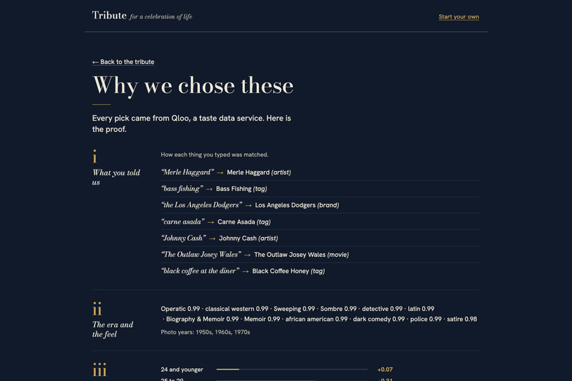 Tribute – screenshot 2