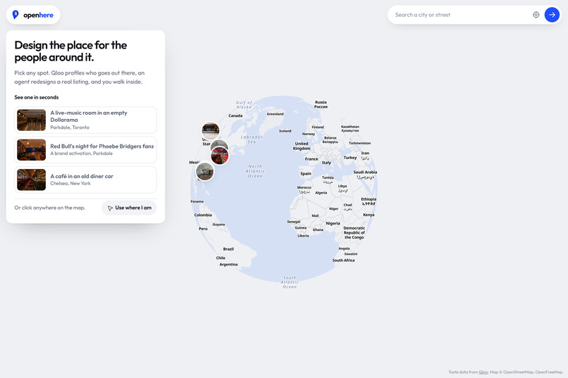 Openhere – screenshot 2