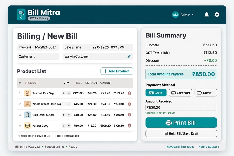 Bill Mitra ai – screenshot 1