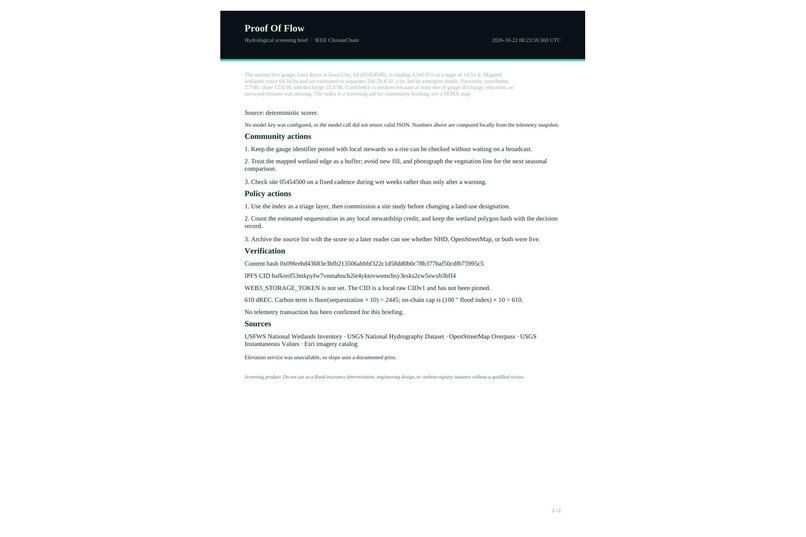 Proof of Flow – screenshot 6