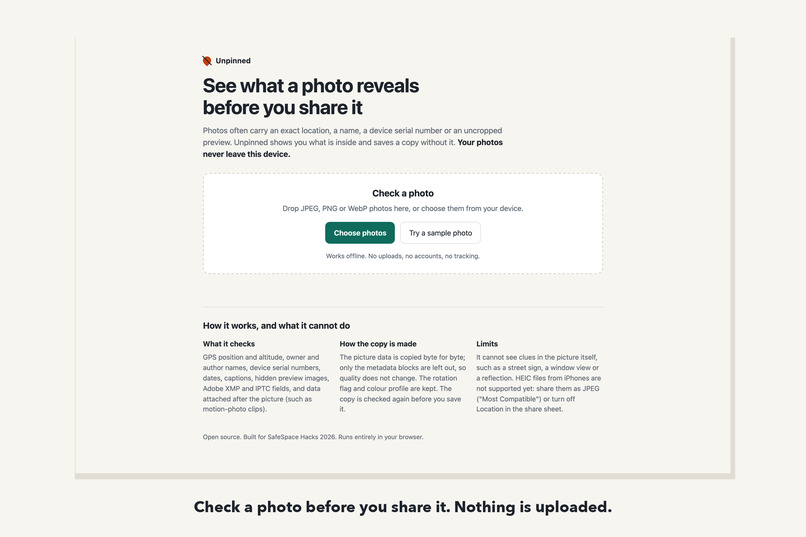 Unpinned – screenshot 1