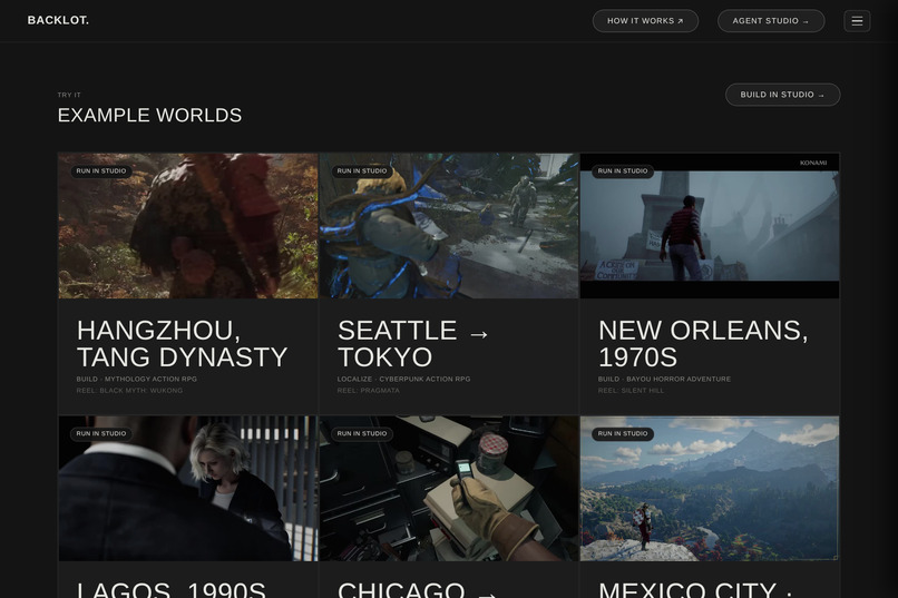 Backlot – screenshot 2