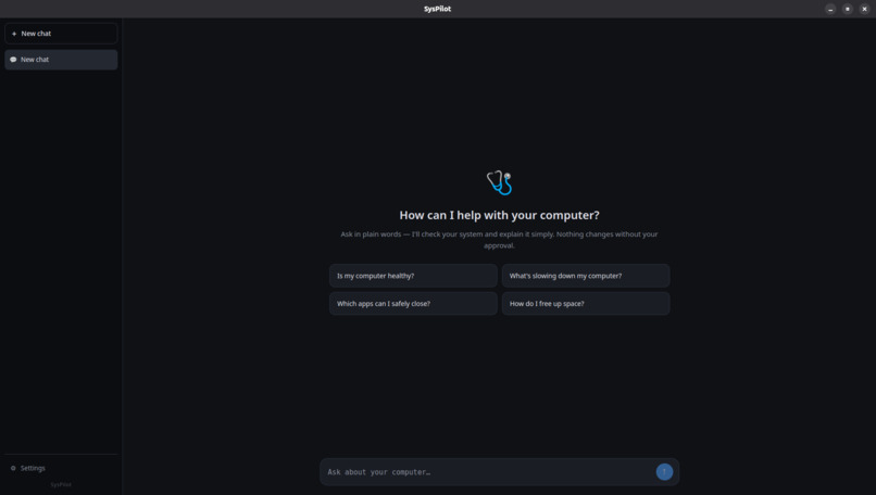 SysPilot – screenshot 1