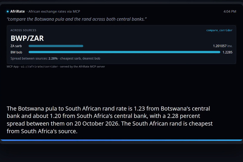 AfriRate MCP – screenshot 3
