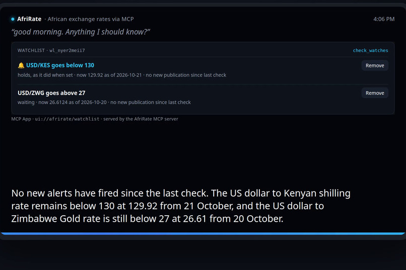 AfriRate MCP – screenshot 5