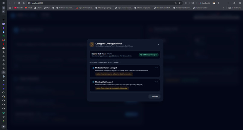 Vitalis AI: Autonomous Eldercare for Alexa+ – screenshot 3