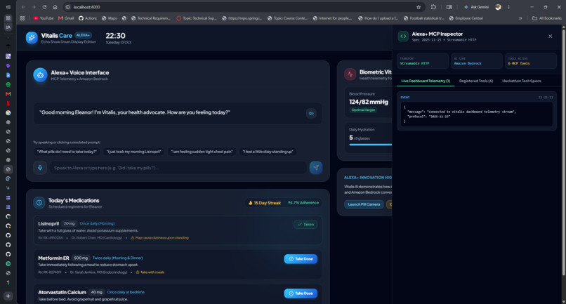 Vitalis AI: Autonomous Eldercare for Alexa+ – screenshot 4