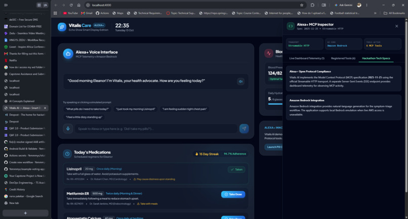 Vitalis AI: Autonomous Eldercare for Alexa+ – screenshot 5