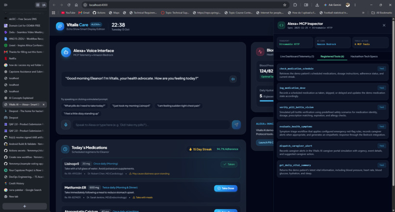 Vitalis AI: Autonomous Eldercare for Alexa+ – screenshot 6