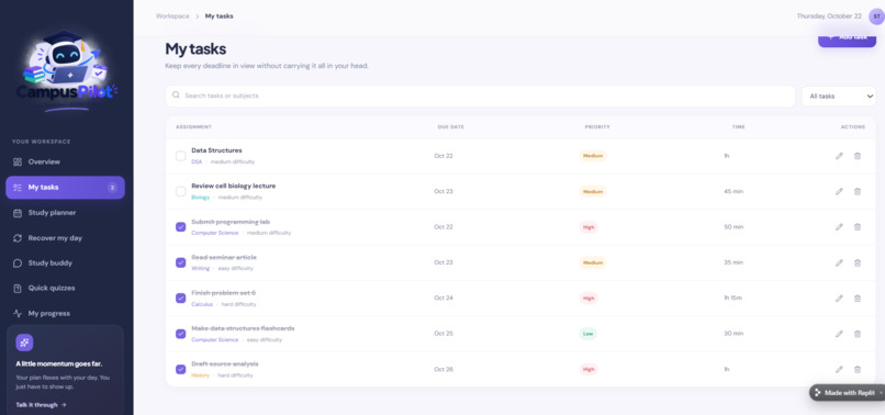 CampusPilot – screenshot 1