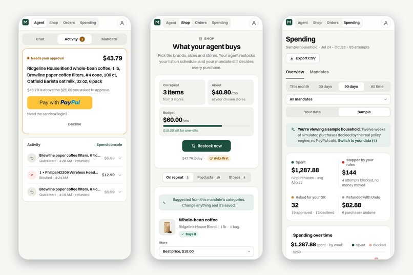 Mandate - Agentic Shopping with PayPal – screenshot 12