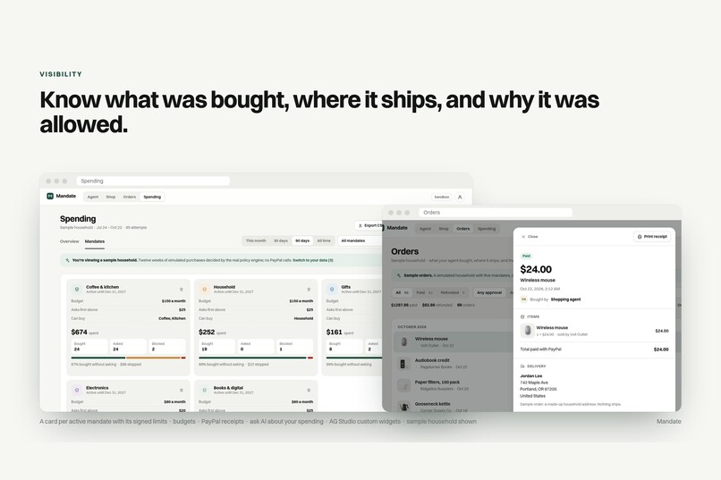 Mandate - Agentic Shopping with PayPal – screenshot 14