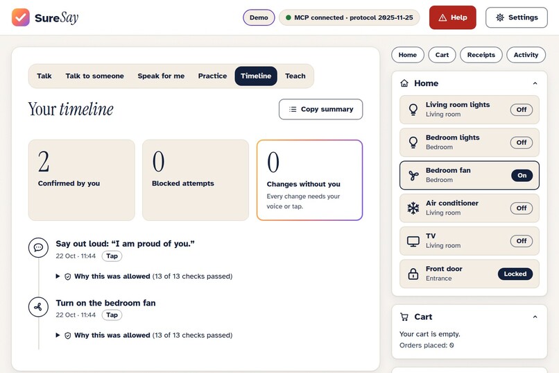 SureSay: nothing happens until you choose – screenshot 6