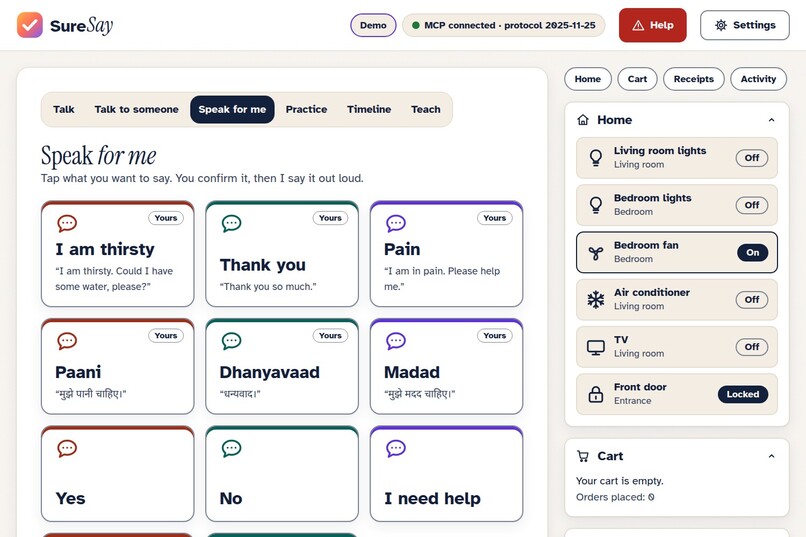 SureSay: nothing happens until you choose – screenshot 7