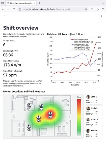Bee Wearable AI: Industrial Safety Assistant – screenshot 1