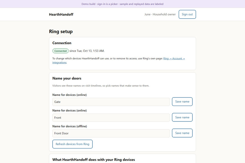 HearthHandoff – screenshot 3
