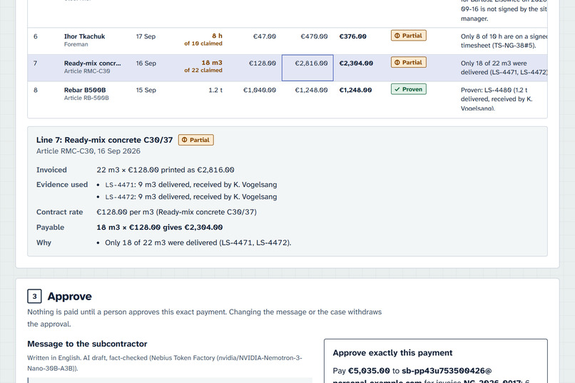 PayOnProof – screenshot 2