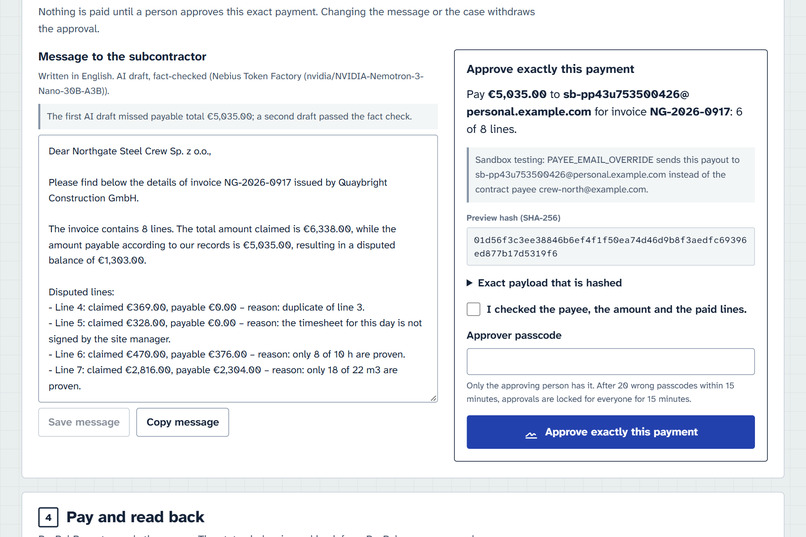 PayOnProof – screenshot 3