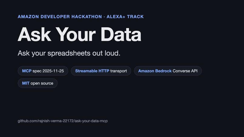 Ask Your Data – screenshot 1