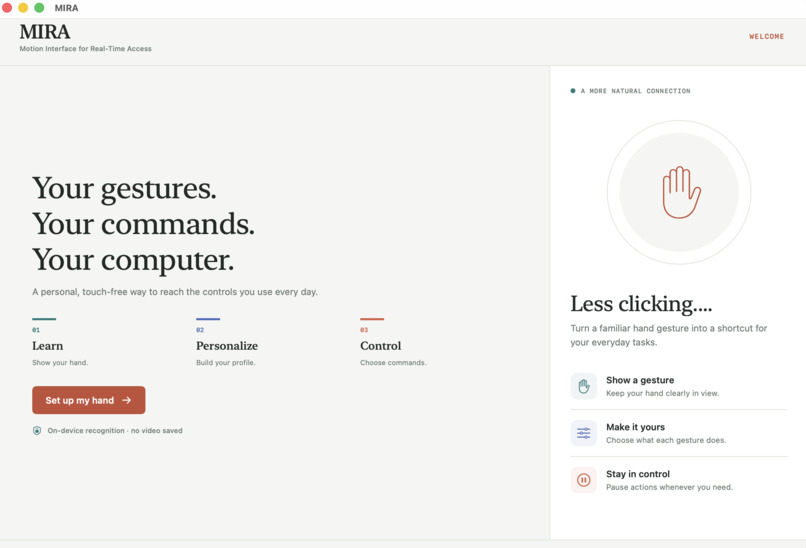 MIRA – screenshot 1