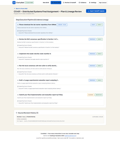ClarityRail – screenshot 3