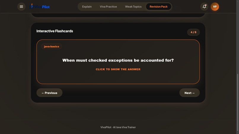 VivaPilot: AI Java Viva Trainer – screenshot 12