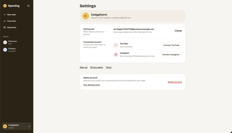 Sponing – screenshot 7