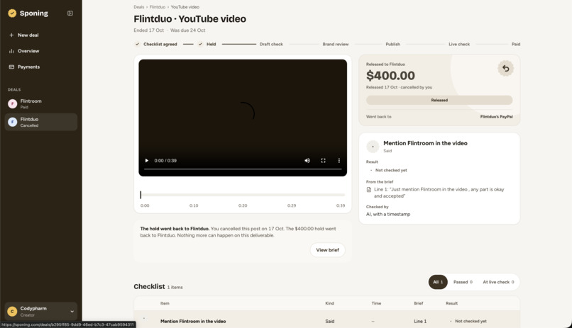 Sponing – screenshot 6