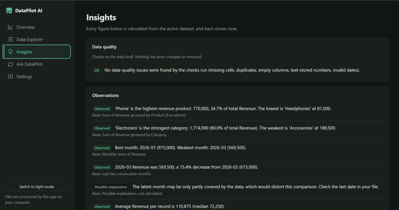 DataPilot AI – screenshot 4