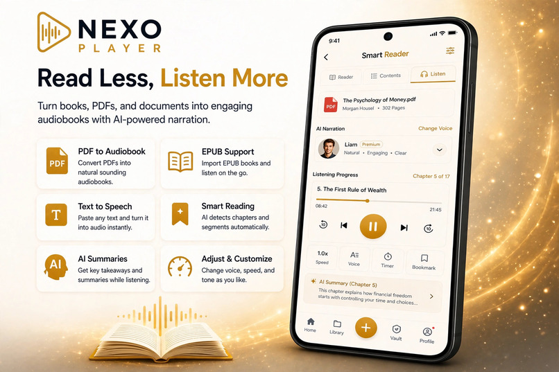 Nexo Player: AI Audio & Vault – screenshot 3