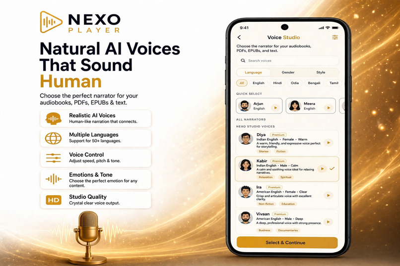 Nexo Player: AI Audio & Vault – screenshot 4