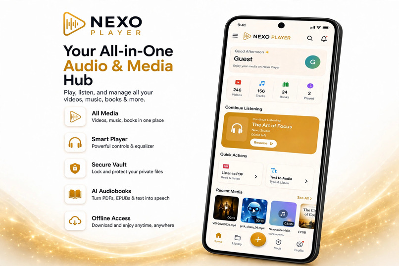 Nexo Player: AI Audio & Vault – screenshot 5